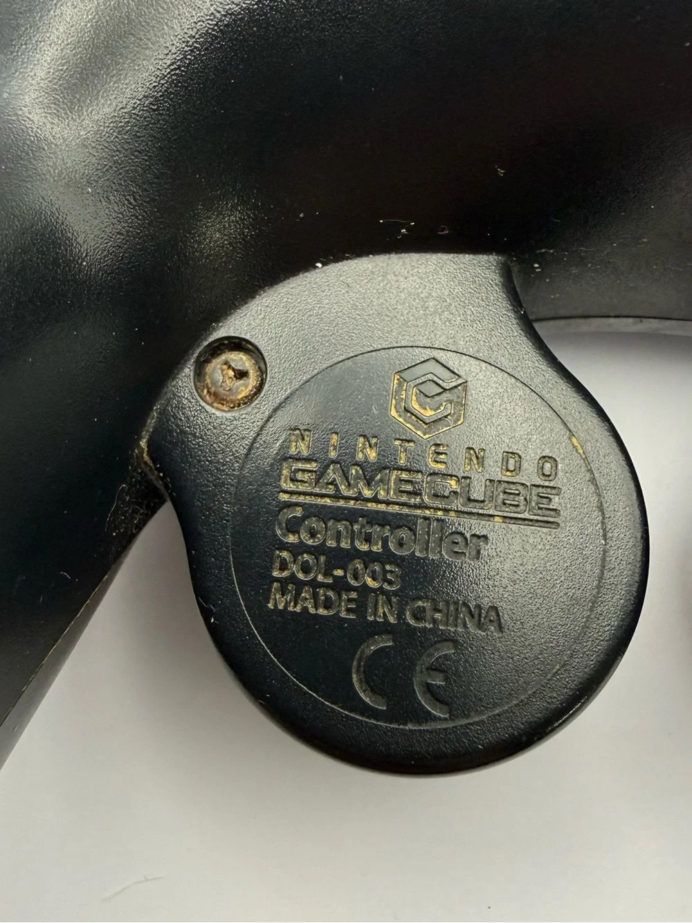 Lot of 2 OEM Gamecube Controllers - Pair Of Silver & Black Tested Original